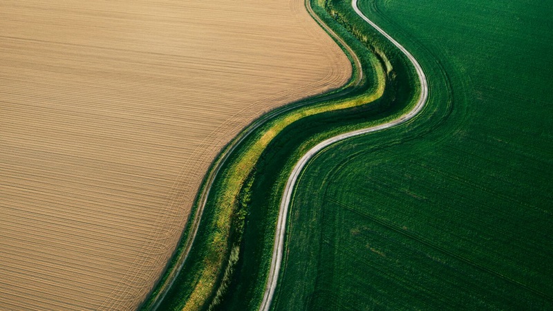 Road from above